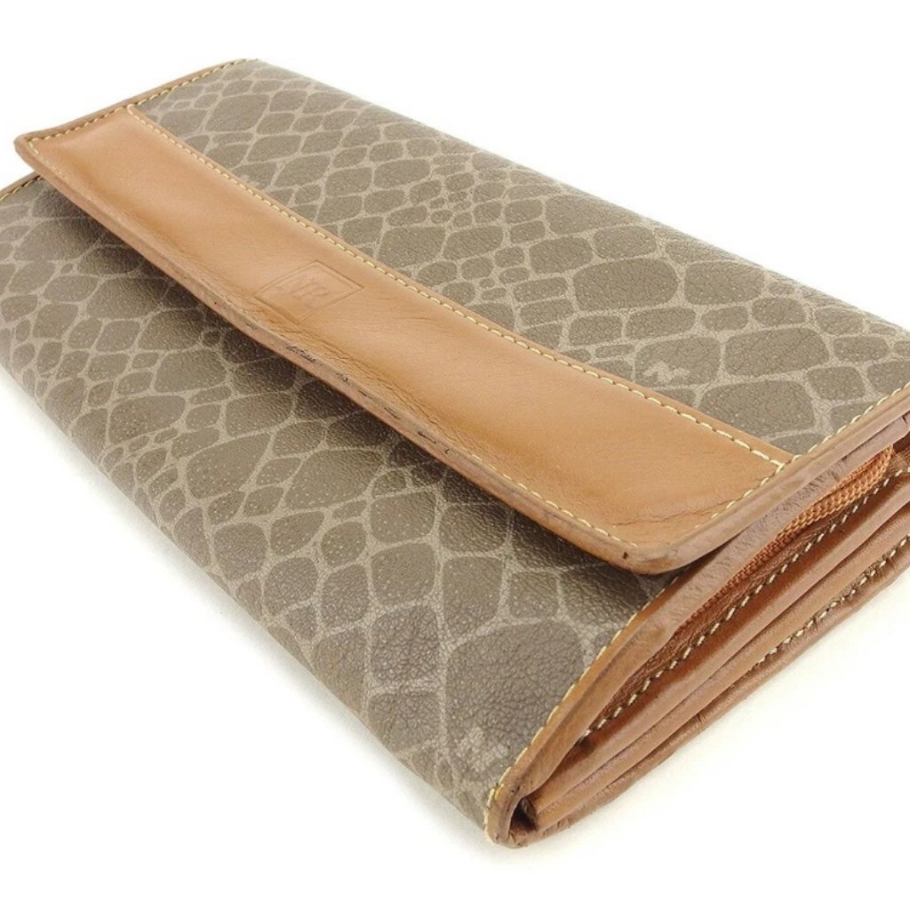 Nina Ricci Purse Brown Beige Women Authentic Secondhand